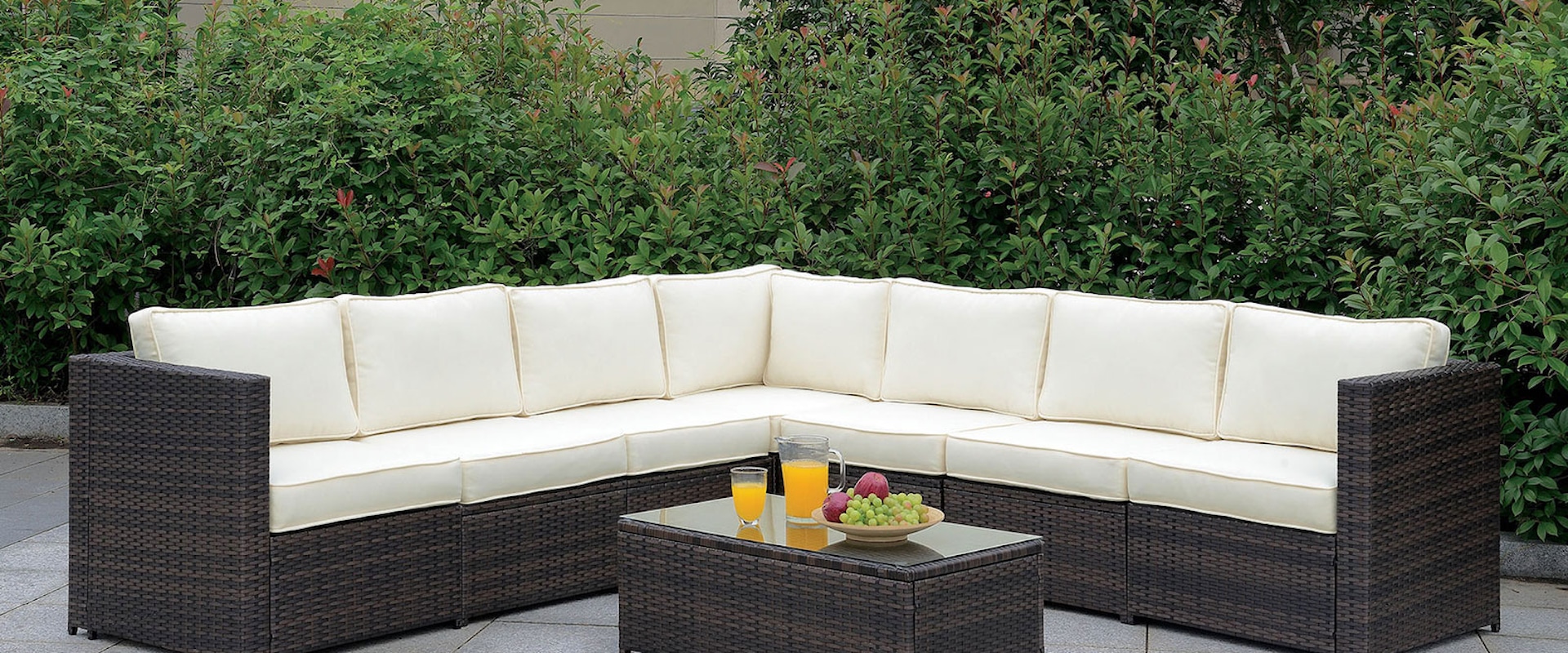 Contemporary L-Shaped Sectional Set