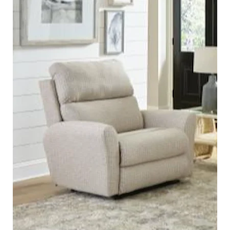 Transitional Lay Flat Extra Wide Recliner