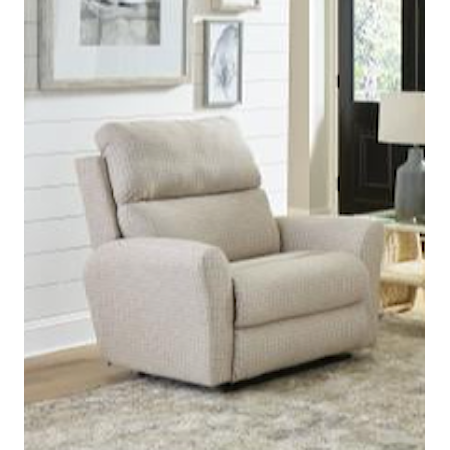 Transitional Lay Flat Extra Wide Recliner