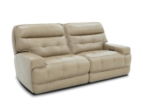 Casual 2-Cushion Power Reclining Sofa with Zero Gravity