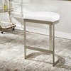 Uttermost Ivanna Ivanna Backless Silver Counter Stool