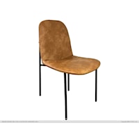 Sahara Contemporary Upholstered Faux Leather Dining Chair