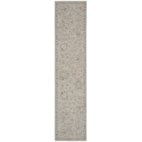 2'3" x 10'2" Lt Grey Runner Rug