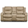 Southern Motion Marvel Reclining Sofa with Console & Power Headrest