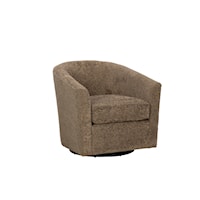 Lenox Contemporary Barrel Accent Chair