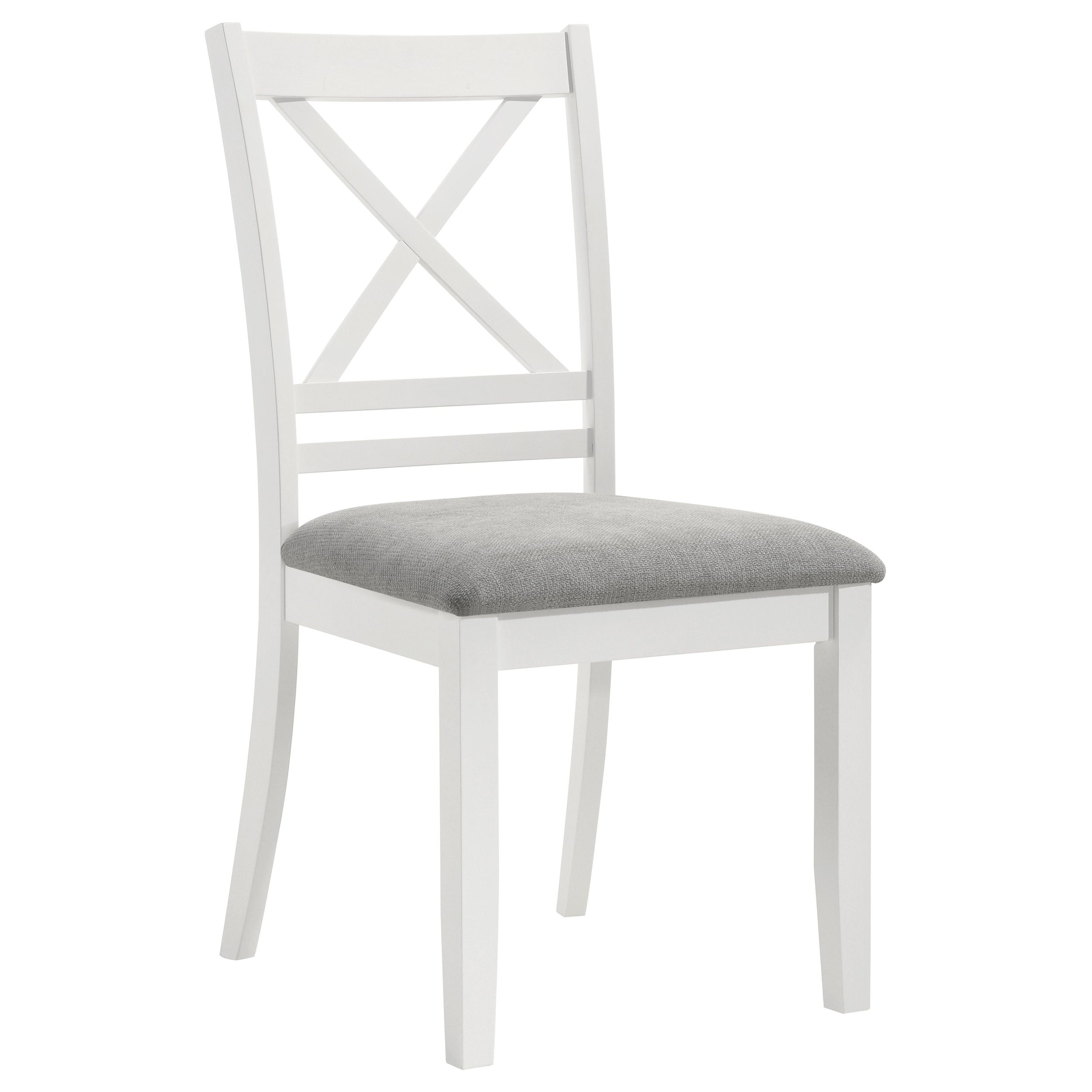 Cross Back Wood Dining Side Chair