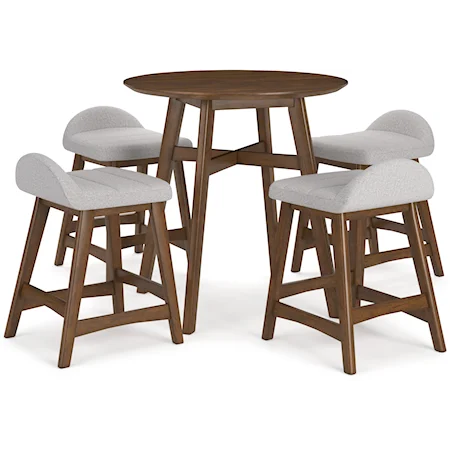 5-Piece Counter Height Dining Set