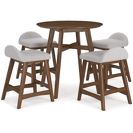 5-Piece Counter Height Dining Set