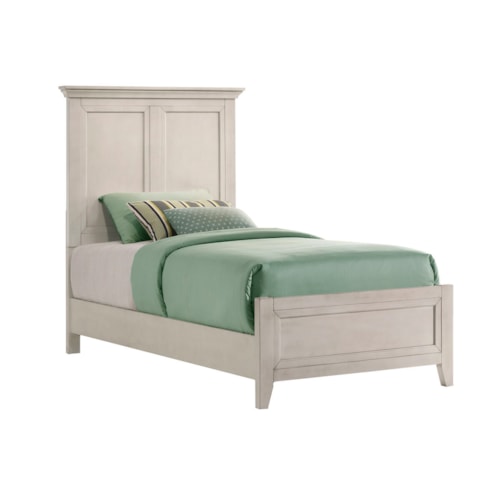 Transitional Twin Panel Bed