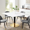 Modway Zinque 47" Square Dining Table