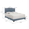 Accentrics Home Fashion Beds Full Upholstered Bed