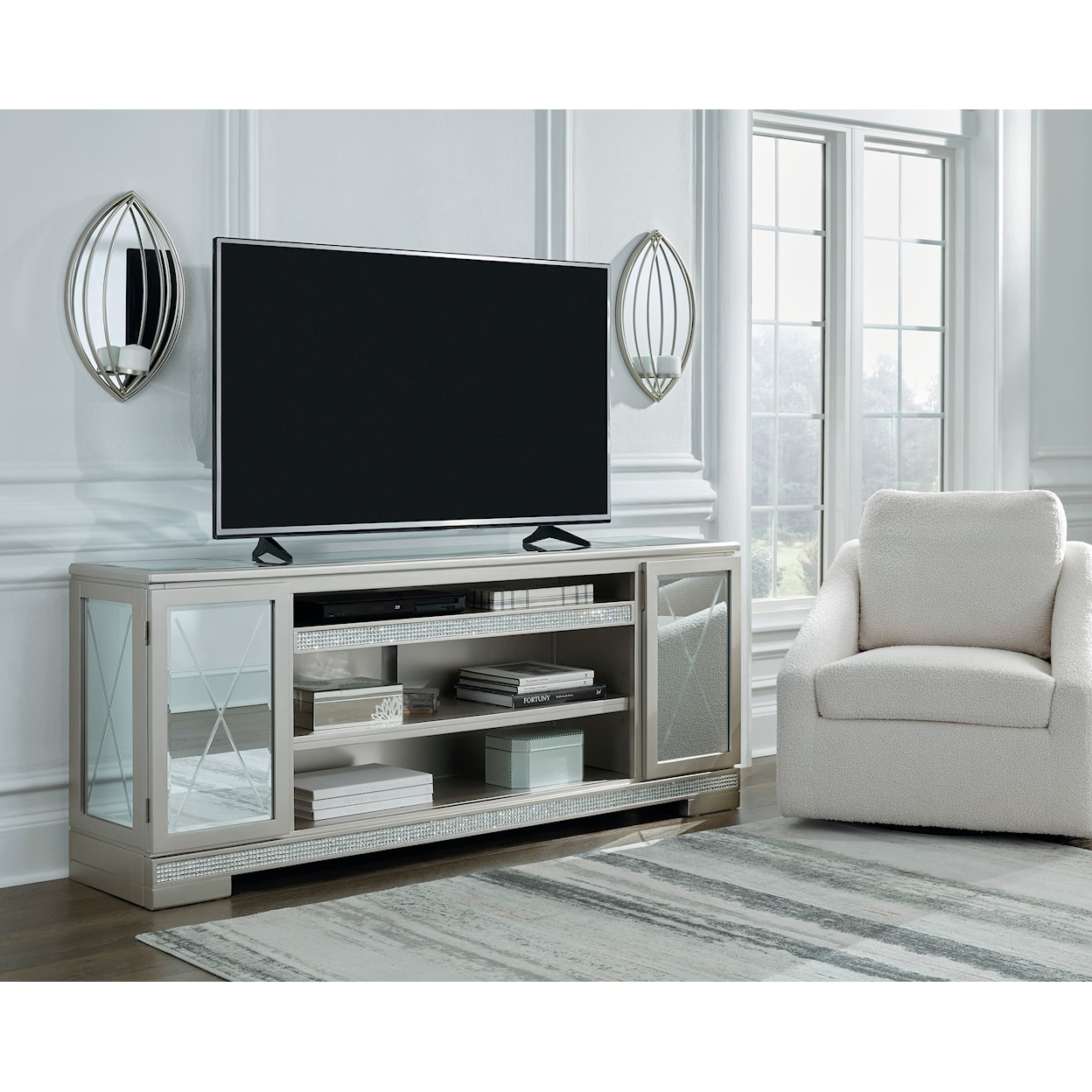 Benchcraft Flamory 72" TV Stand