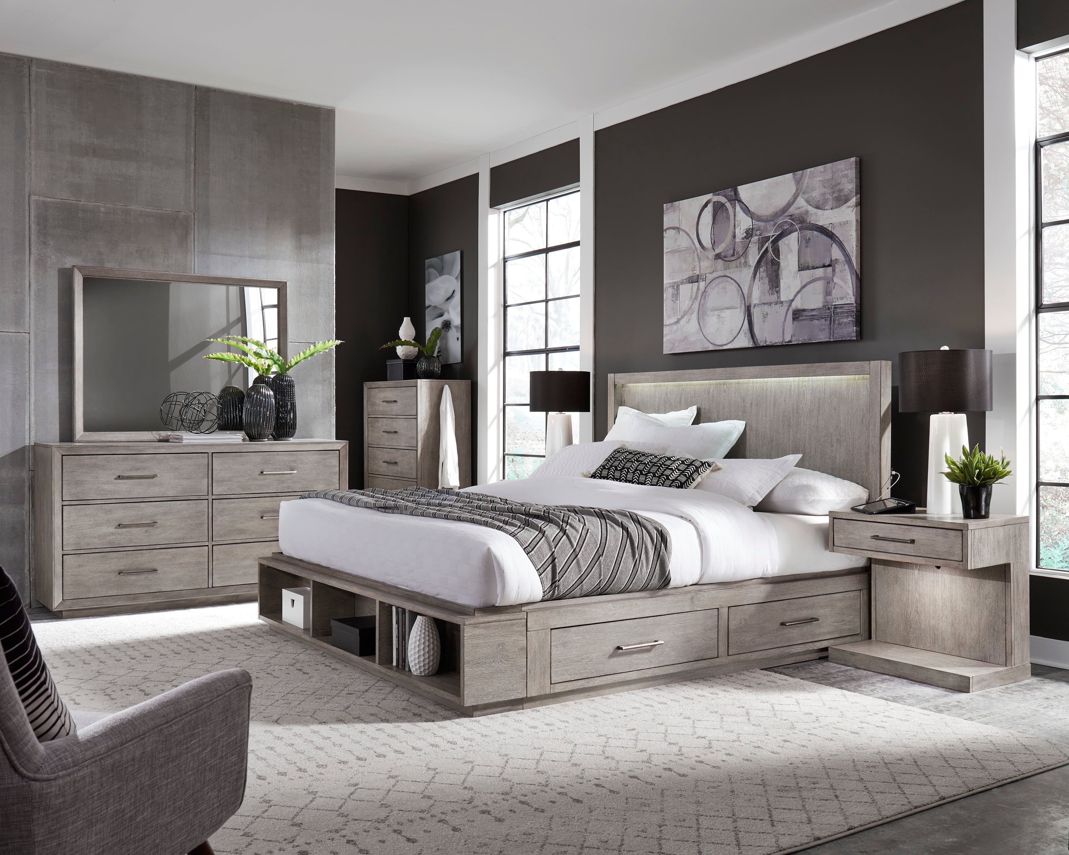 Aspenhome Platinum 6-Drawer Dresser