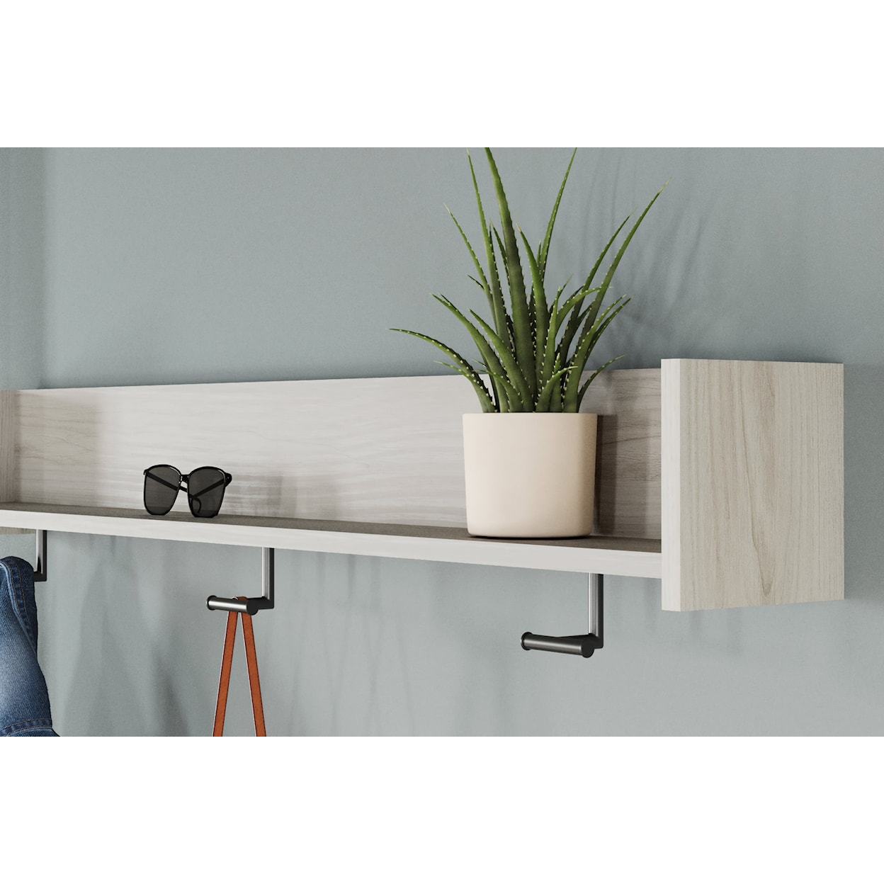 Ashley Furniture Signature Design Socalle Bench with Coat Rack