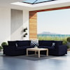 Modway Commix Outdoor 5-Piece Sectional Sofa