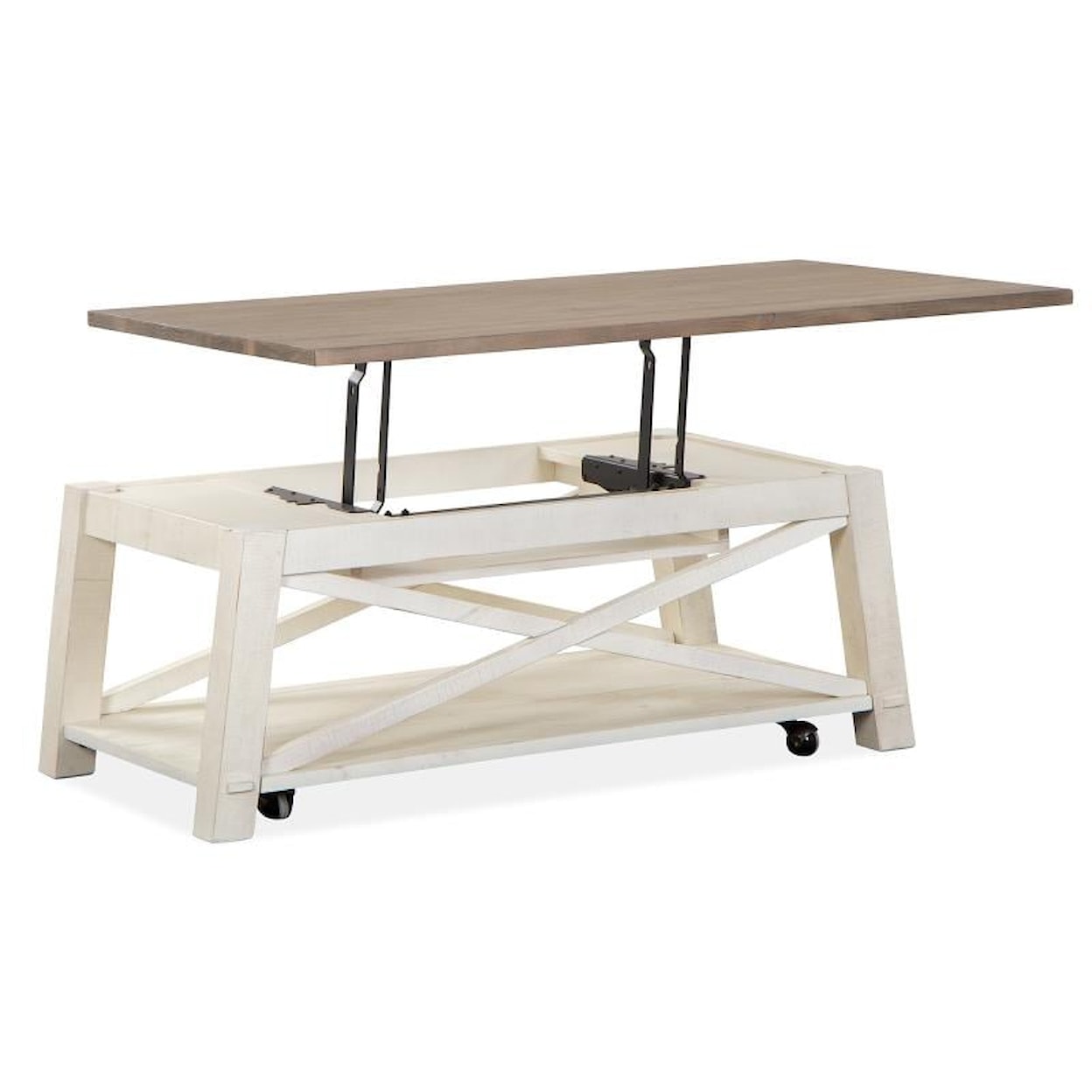 Magnussen Home Sedley Occasional Tables Lift Top Storage Cocktail Table