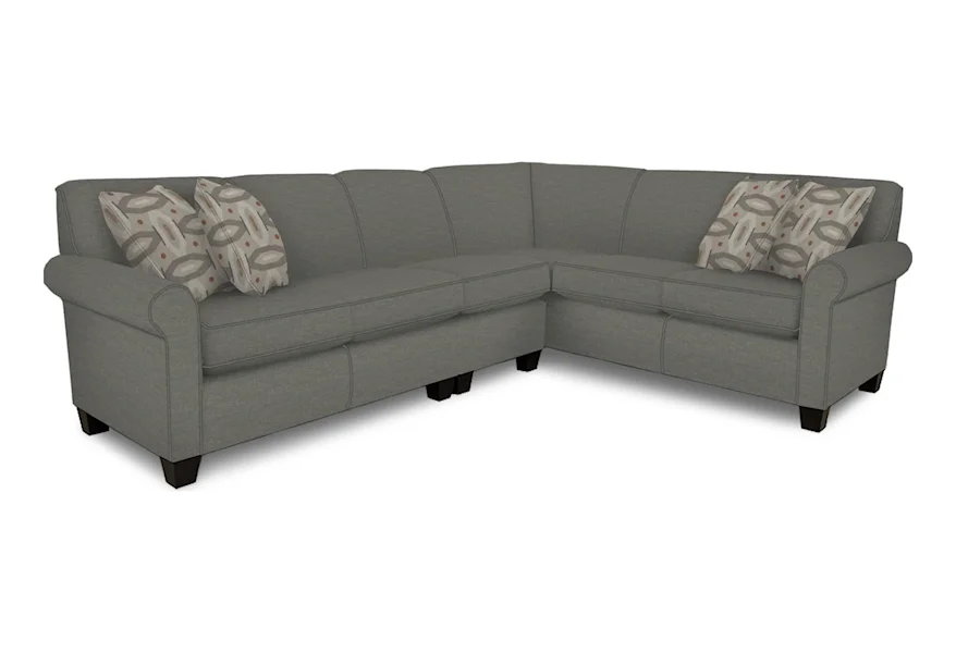 4630/LS Series L-Shaped Sectional by England at Reeds Furniture