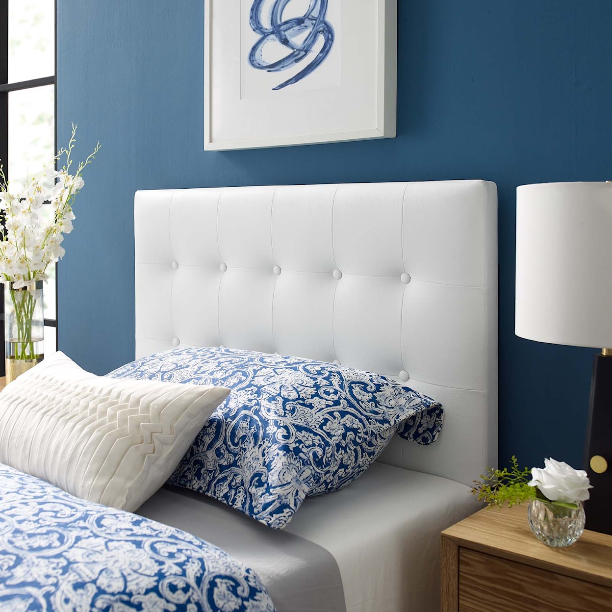 Modway Emily Twin Upholstered Headboard