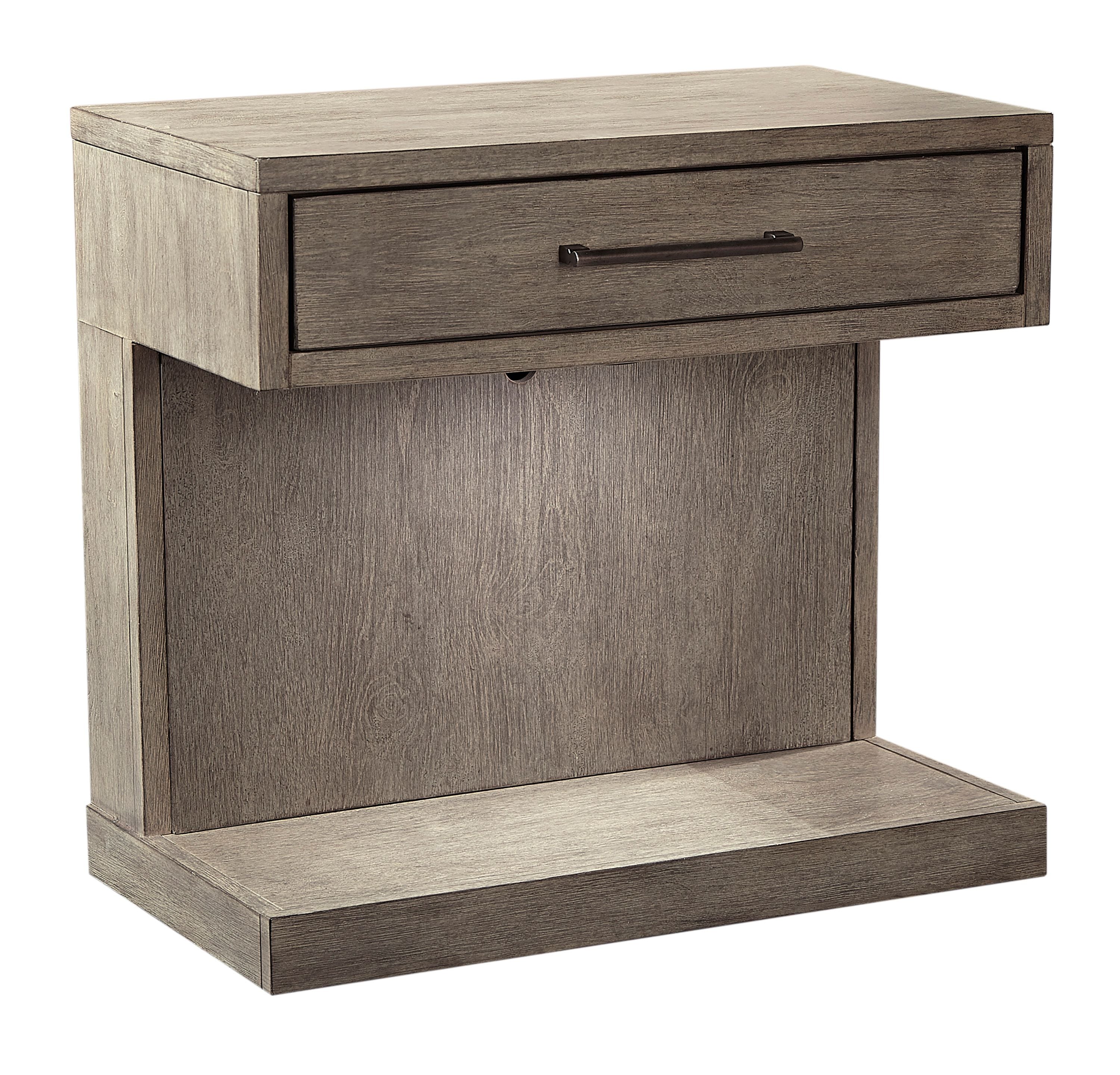 Aspenhome Platinum 1-Drawer Nightstand