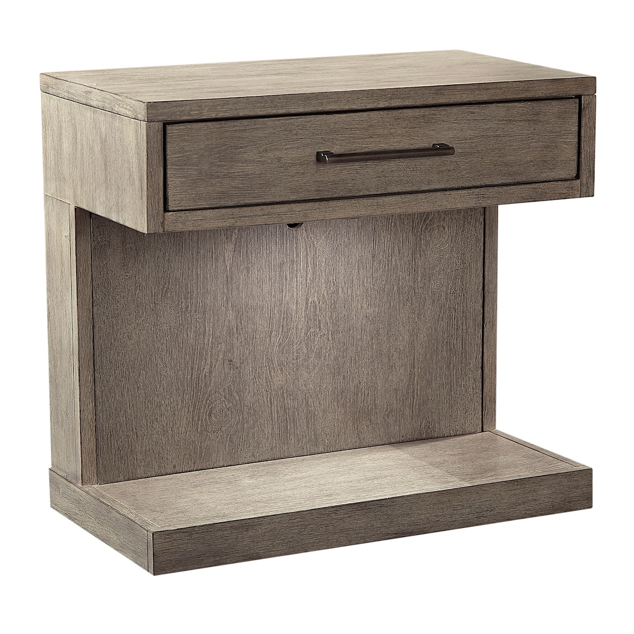 Aspenhome Platinum 1-Drawer Nightstand