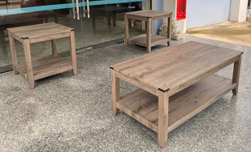 Milton Rustic 3-Piece Occasional Cocktail Set