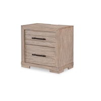 Contemporary Nightstand with USB Port