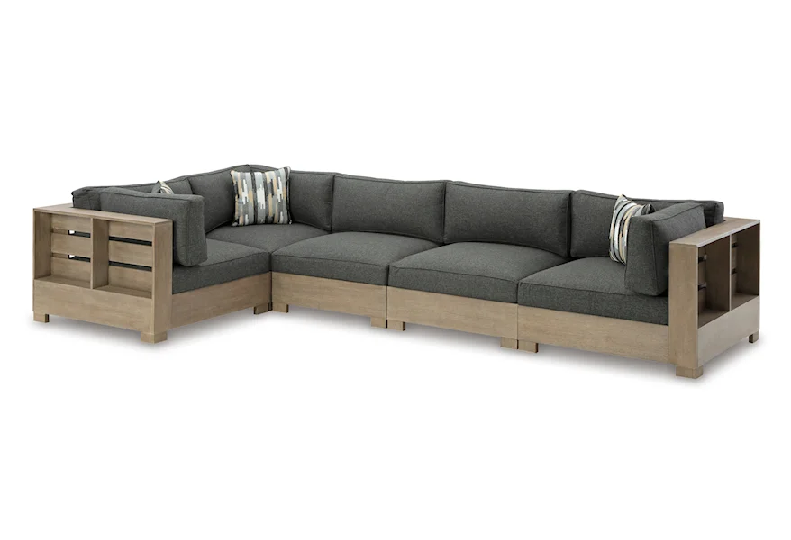 Citrine Park Outdoor Sectional Sofa by Ashley Furniture Signature Design at Del Sol Furniture
