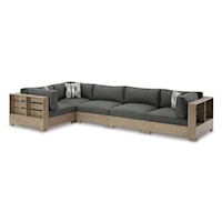 Casual 5-Piece Outdoor Sectional Sofa