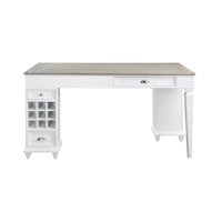 Farmhouse Counter Height Table with Storage