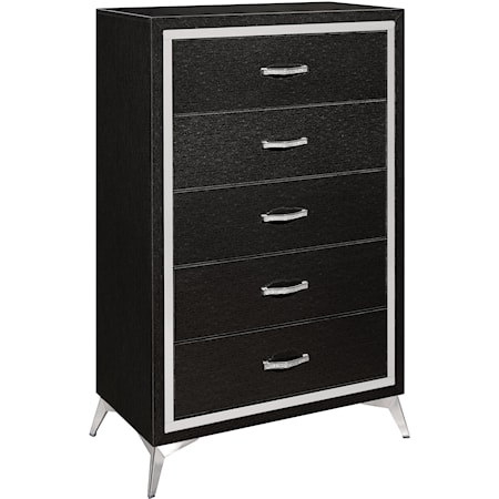 Contemporary Chest with Five Drawers