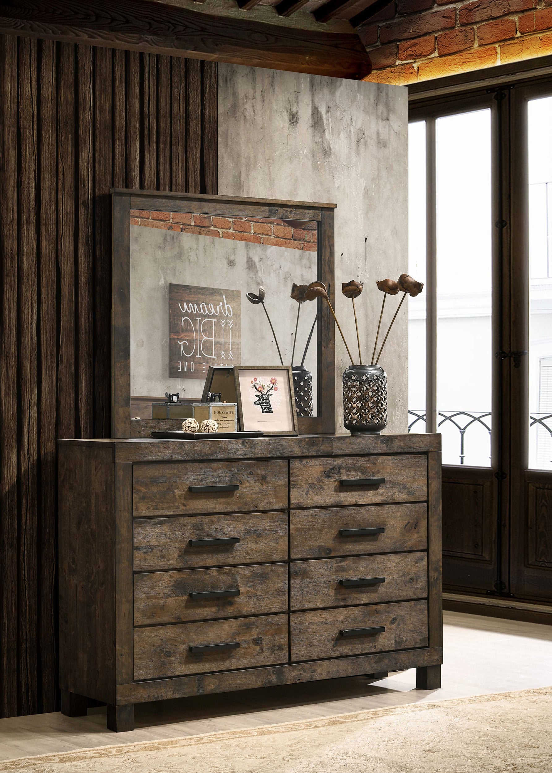 Woodmont 8-drawer Dresser w/ Mirror
