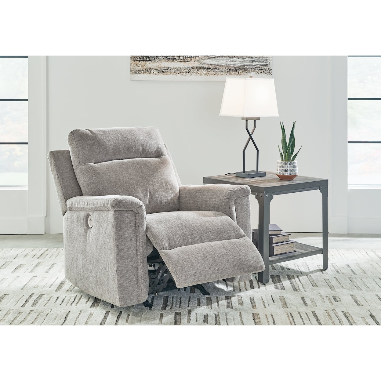 Ashley Furniture Signature Design Barnsana Power Rocker Recliner