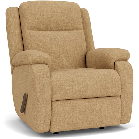 Casual Recliner with Pillow Arms