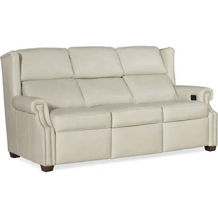City Scale Motion Sofa with Power Headrests and Wing Back