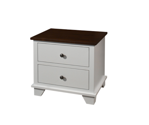 Farmhouse 2-Drawer Nightstand