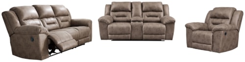 Reclining Sofa, Loveseat And Recliner
