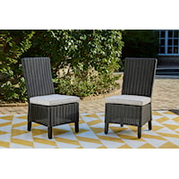 Set of 2 Side Chairs with Cushion