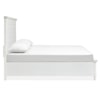 Magnussen Home Charleston Bedroom Complete Cal.King Panel Storage Bed - White
