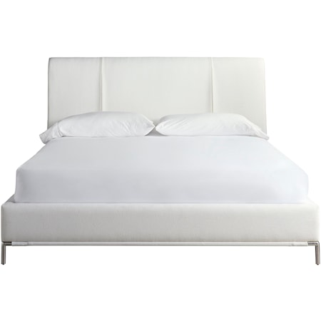 Conway King Bed with Upholstered Bed and Performance Fabric