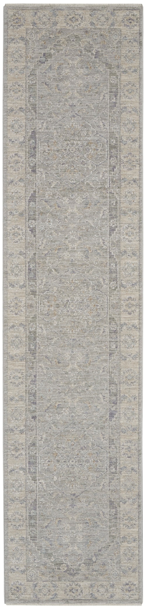 2'3" x 10'2" Grey Runner Rug