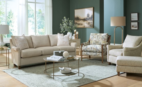 Transitional 4-Piece Living Room Set