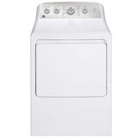 GE 7.2 cu.ft. Top Load Gas Dryer with SaniFresh Cycle White