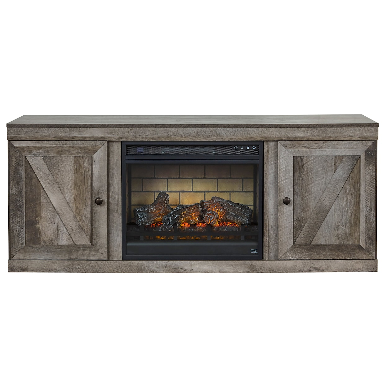 Signature Design by Ashley Wynnlow 60" TV Stand with Fireplace