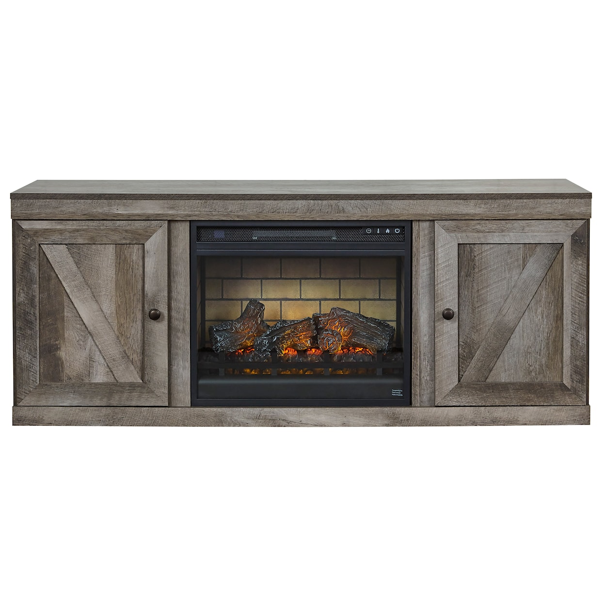 Signature Design by Ashley Furniture Wynnlow 60" TV Stand with Fireplace