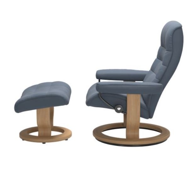 Stressless by Ekornes Opal Large Opal Classic Chair & Ottoman