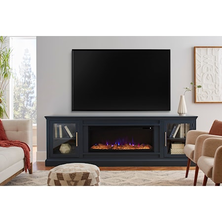 98&quot; Fireplace Console