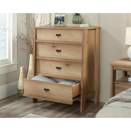 Trestle 4-Drawer Bedroom Chest