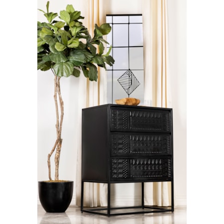 Alcoa 3-drawer-Purpose Tall Accent Cabinet