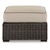 Signature Design by Ashley Coastline Bay Outdoor Ottoman With Cushion