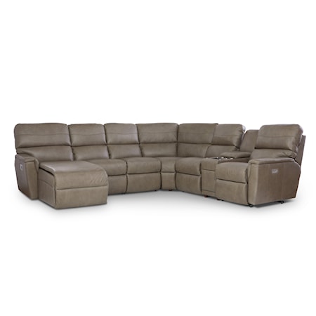 5-Seat Reclining Sectional Sofa